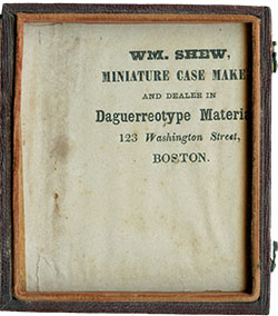 Daguerreoptype case