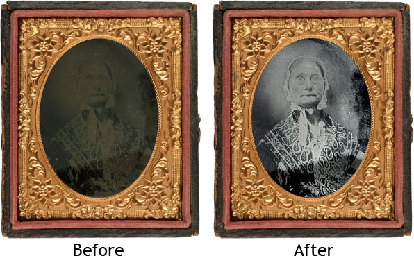 Restored 1861 Tintype