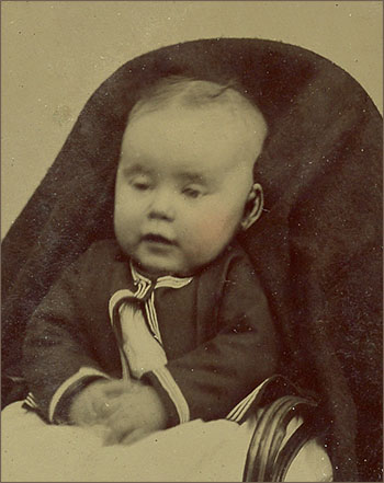 1864 Tintype Baby
