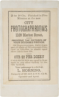 Tintype BAck