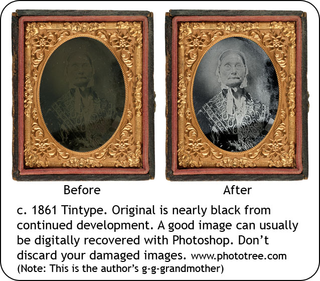 Restored Tintype